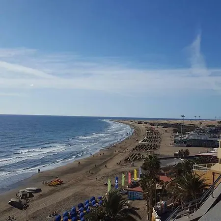 Bungalow Con Flamboyan En Maspalomas 度假居 普拉亚戴尔雷安格莱斯